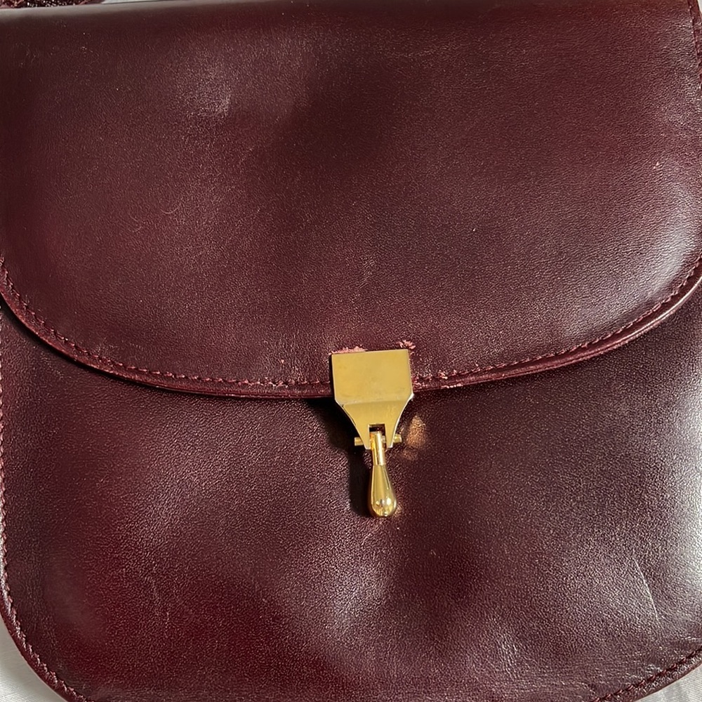 Harrods made in Italy 100% genuine leather vintage cross body bag - Picture 15 of 16